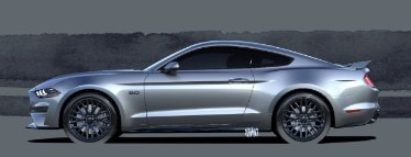 2018 Ford Mustang design sketch